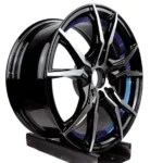 Popular Design Classical Aluminum Alloy Car Wheel 4 8 Holes Blue Red Lip Car Wheel - Image 3