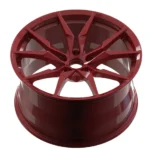 Red Forged Car Alloy Wheels Rims 17 Inch Different Surface Finishing Wheels for Cars - Image 2