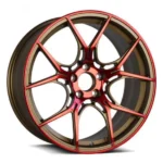 Red and Black Wheels for Sale Custom Made Red and Black Rims China Our Size 18 19 20 21 22 24 Inch - Image 2