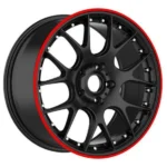 Red and Black Wheels for Sale Custom Made Red and Black Rims China Our Size 18 19 20 21 22 24 Inch - Image 3
