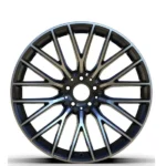 Replica Wheel for Cars China Car Accessories 5 Holes Black Machined Aluminum Alloy Wheel - Image 2