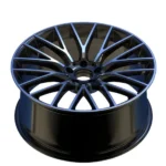 Replica Wheel for Cars China Car Accessories 5 Holes Black Machined Aluminum Alloy Wheel
