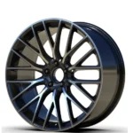 Replica Wheel for Cars China Car Accessories 5 Holes Black Machined Aluminum Alloy Wheel - Image 3