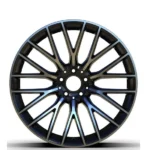 Replica Wheel for Cars China Car Accessories 5 Holes Black Machined Aluminum Alloy Wheel - Image 4