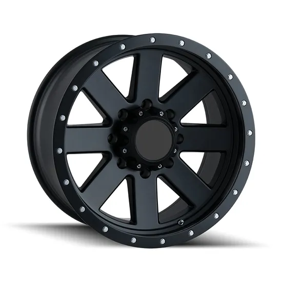 Robust 20-Inch off-Road Wheels for Suvs and Trucks with Aggressive Tread Pattern