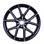 Silver Black Machined Face Car Wheel Monoblock 5 Holes Aftermarket Aluminum Alloy Car Wheel - Image 4