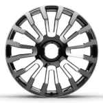 Silver Machined Face Aluminum Alloy Car Wheel Rims