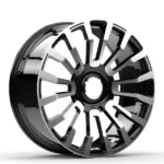 Silver Machined Face Aluminum Alloy Car Wheel Rims - Image 3