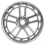 Silver Spoke 5 Holes Car Accessories Auto Parts Alloy Forged Car Wheel Rims - Image 2