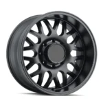 19-Inch 5X112 Chrome Alloy Wheels Matte Black Rims