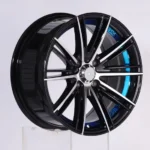 Te37 15inch Chrome Car Wheels 4*100 Mag Rim Hub