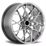 Thin Spoke 5 Holes Black Silver Car Wheel Rim - Image 2