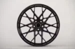 Thin Spoke 5 Holes Black Silver Car Wheel Rim - Image 3