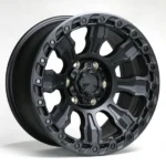 15*8 Et-15 PCD5*114.3 Black Machined Bronze Beadlock Offroad Rims - Image 3