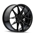 20-Inch Truck Wheels Reinforced Matte Black Hub Rim Spoke